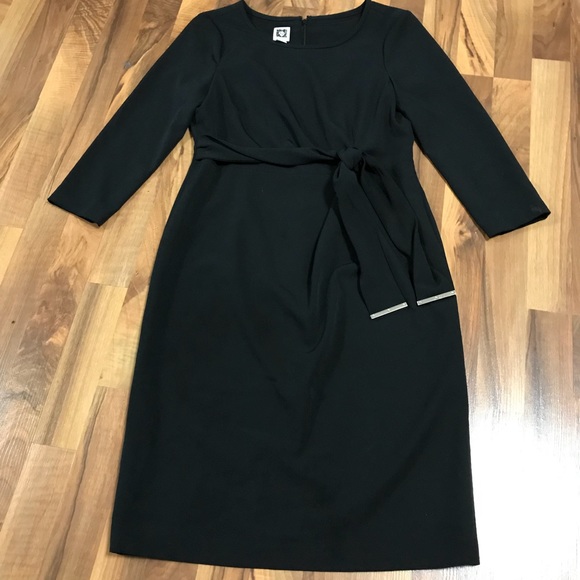 **Reduced**Anne Klein Black Dress Sz 6 - Picture 8 of 8